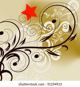 abstract floral background