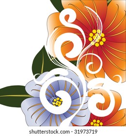 abstract floral background