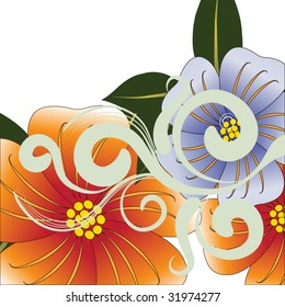 abstract floral background