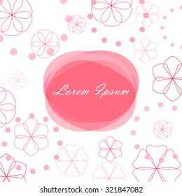 Abstract floral background.