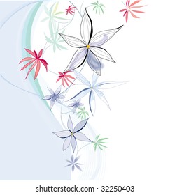 abstract floral background