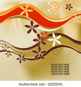 abstract  floral background