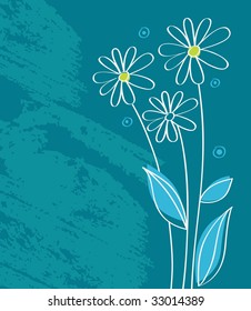 Abstract floral background