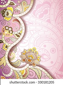 Abstract Floral Background