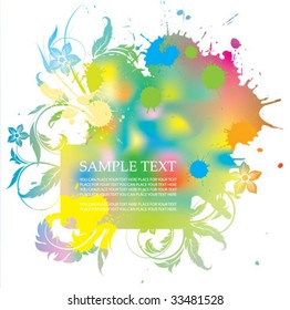 abstract floral background