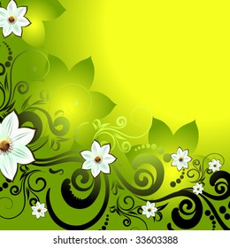 abstract  floral background