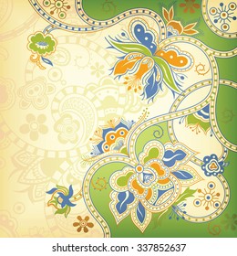 Abstract Floral Background
