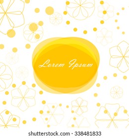 Abstract floral background.
