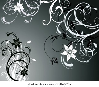 abstract floral background