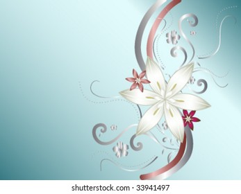 abstract floral background