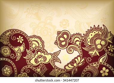 Abstract Floral Background