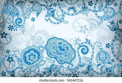 Abstract Floral Background
