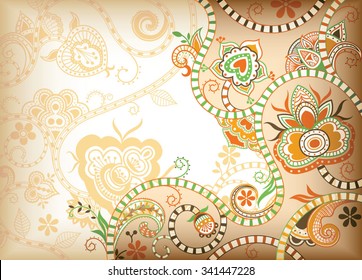 Abstract Floral Background