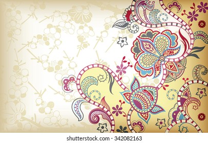 Abstract Floral Background
