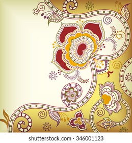 Abstract Floral Background