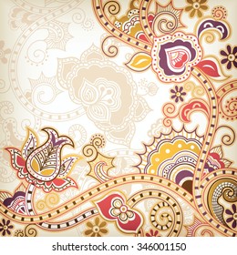 Abstract Floral Background