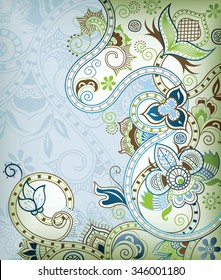 Abstract Floral Background