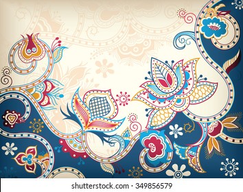 Abstract Floral Background