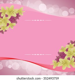 Abstract floral background