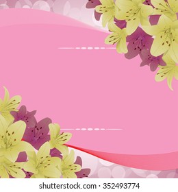 Abstract floral background