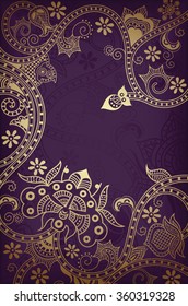 Abstract Floral Background