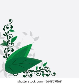 Abstract floral background