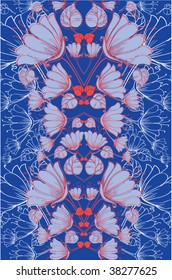 Abstract floral background