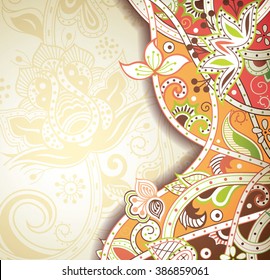 Abstract Floral Background