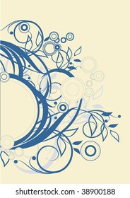 Abstract floral background