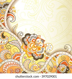 Abstract Floral Background