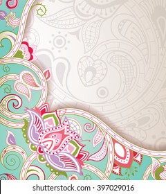 Abstract Floral Background