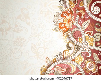 Fundo floral abstrato