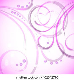 Abstract Floral Background