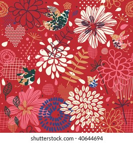 abstrakter floraler Hintergrund