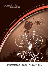 Abstract Floral Background.