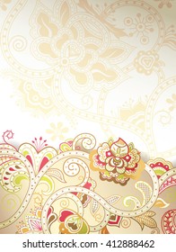 Abstract Floral Background