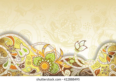 Abstract Floral Background