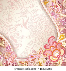 Abstract Floral Background