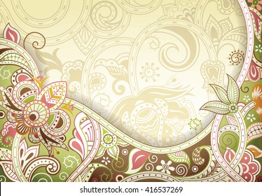 Abstract Floral Background