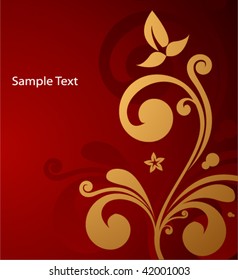 Abstract floral background