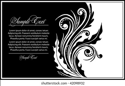 Abstract floral background