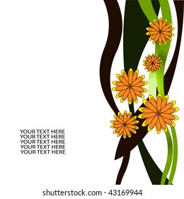 abstract floral background