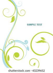 Abstract floral background