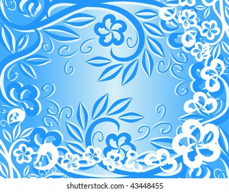 Abstract floral background