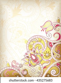 Abstract Floral Background