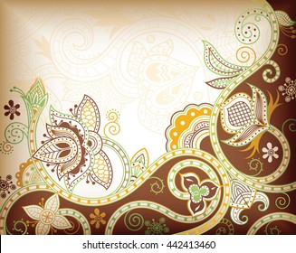 Abstract Floral Background