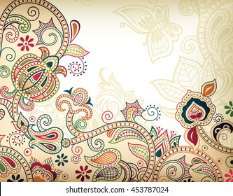 Abstract Floral Background