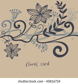 Abstract floral background