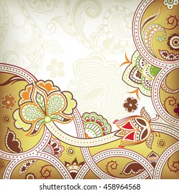 Abstract Floral Background