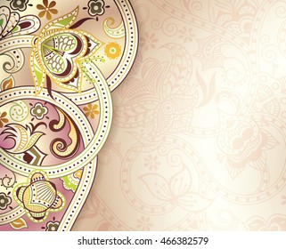 Abstract Floral Background